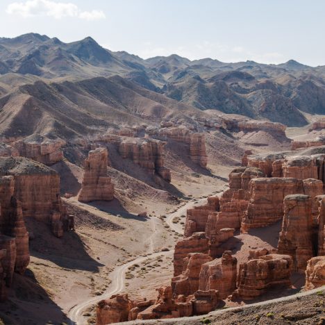 Valley of the Castles at Charyn Canyon in Kazakhstan’s Grand Canyon