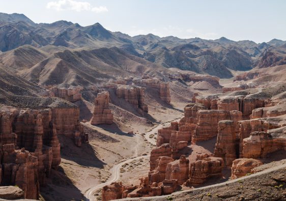 Valley of the Castles at Charyn Canyon in Kazakhstan’s Grand Canyon